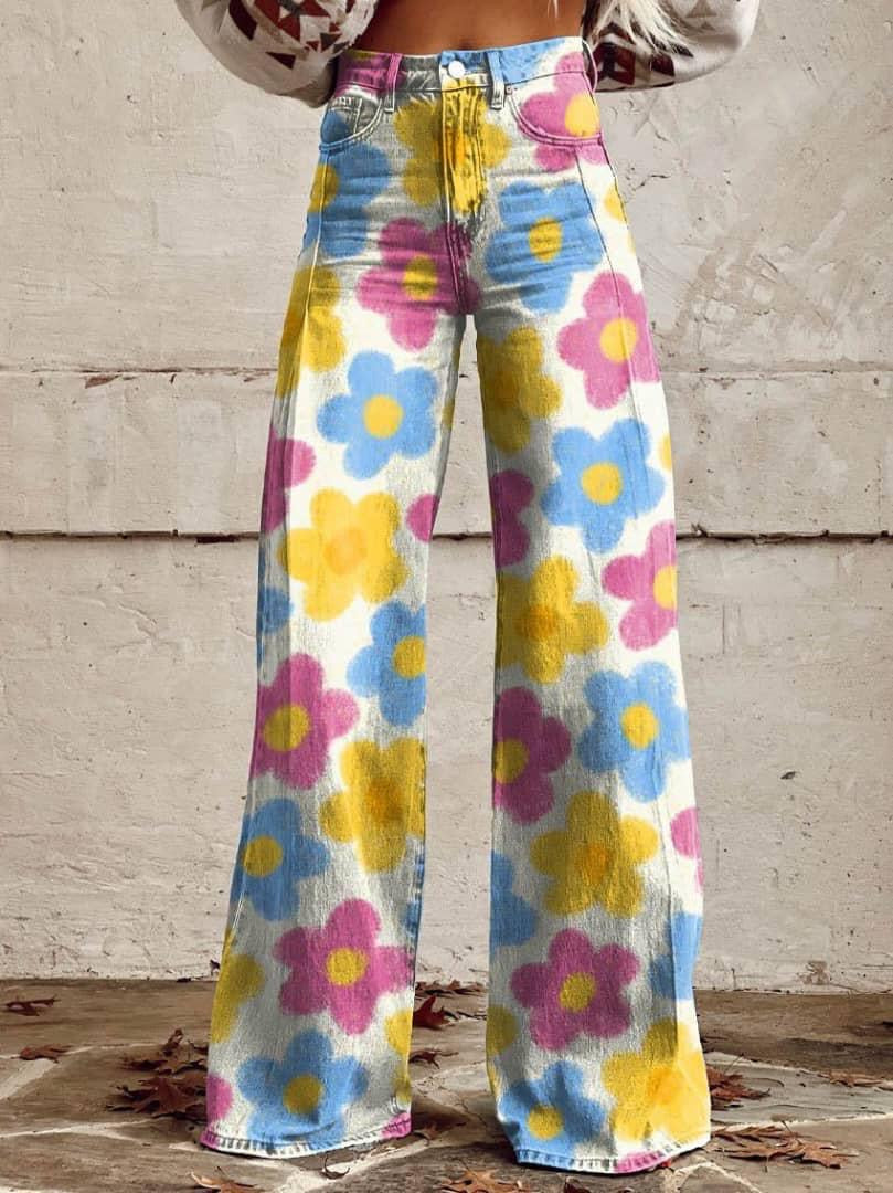 Diechy Anderson Prints Denim Long Woman’s Pants