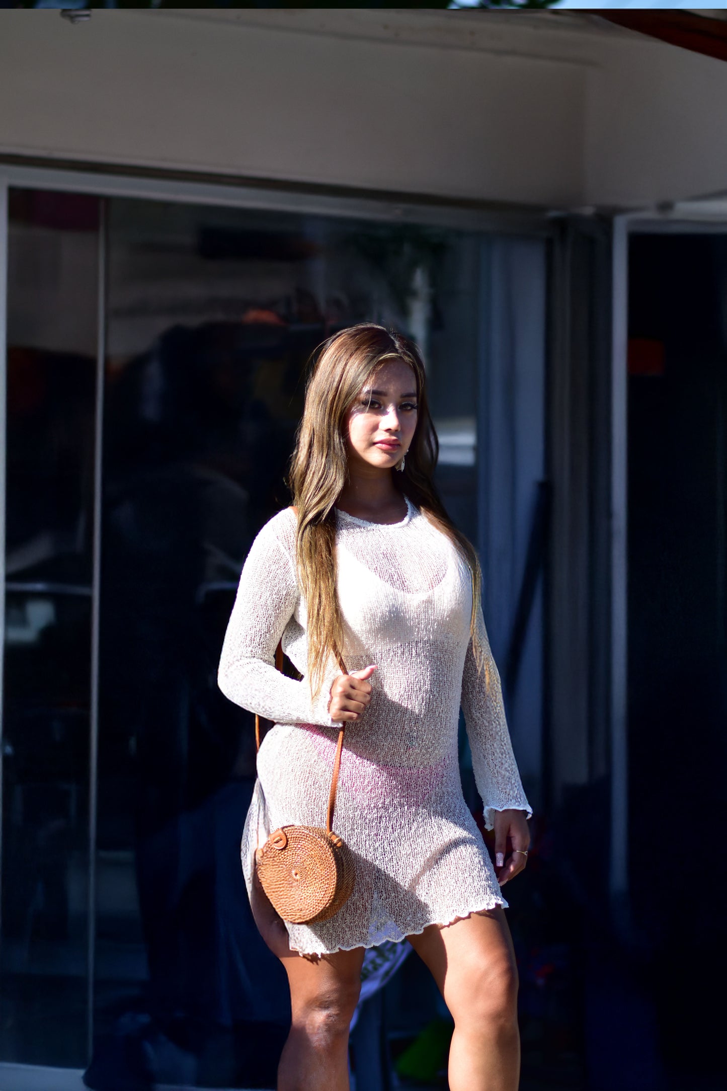 Vacation Trip With Chelsea Sexy Short Skirt Set