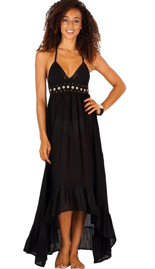 Rachel Rayon Detail Maxi Dress