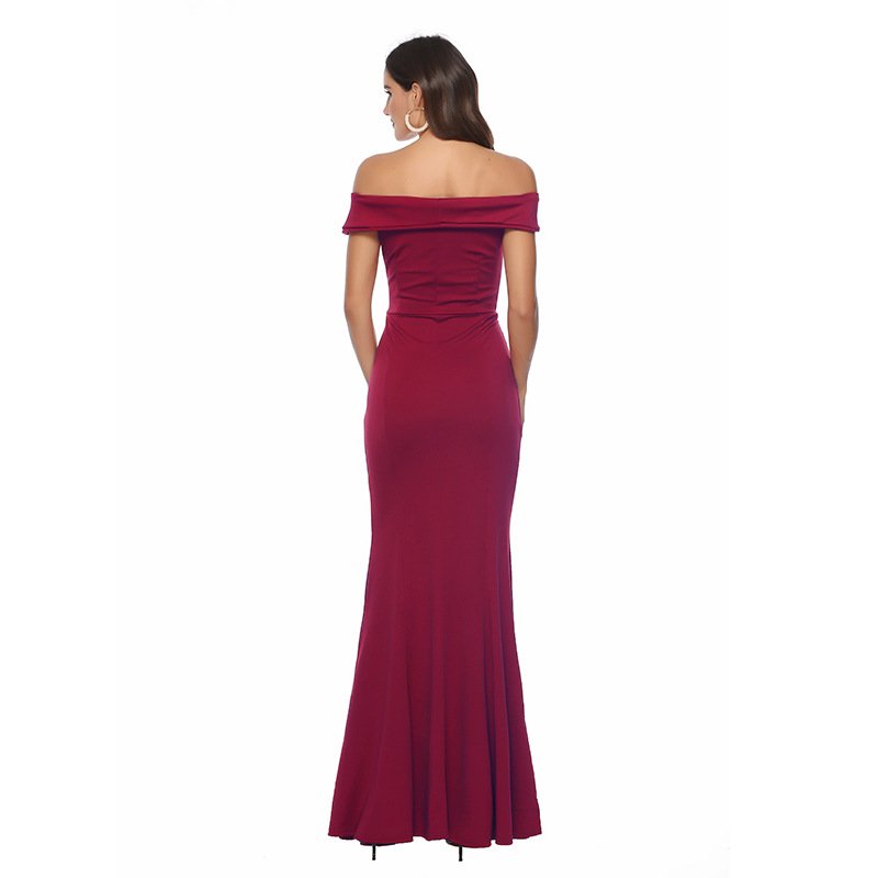 Tania Long Dress With Shoulder Sleeves