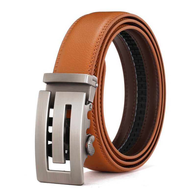 Leather Belt For Men Automatic Belt For Youth Business