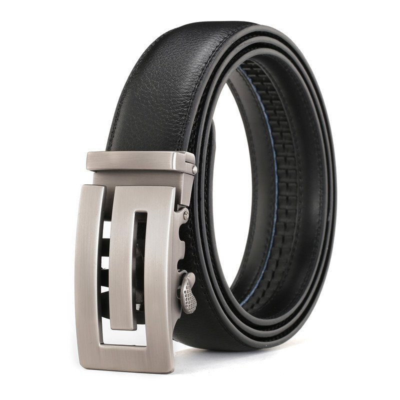 Leather Belt For Men Automatic Belt For Youth Business