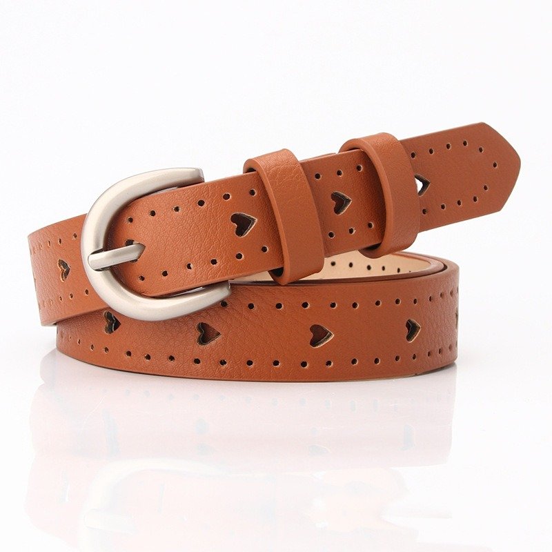 Belt with Hearts and Pin Bucklet