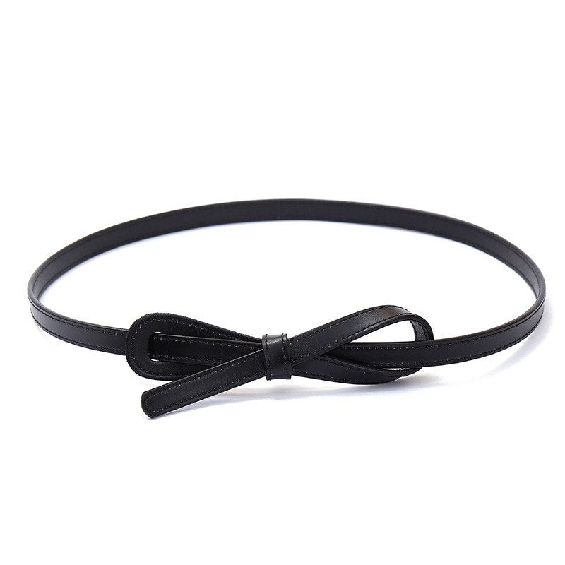 Fine Leather Belt with Knot