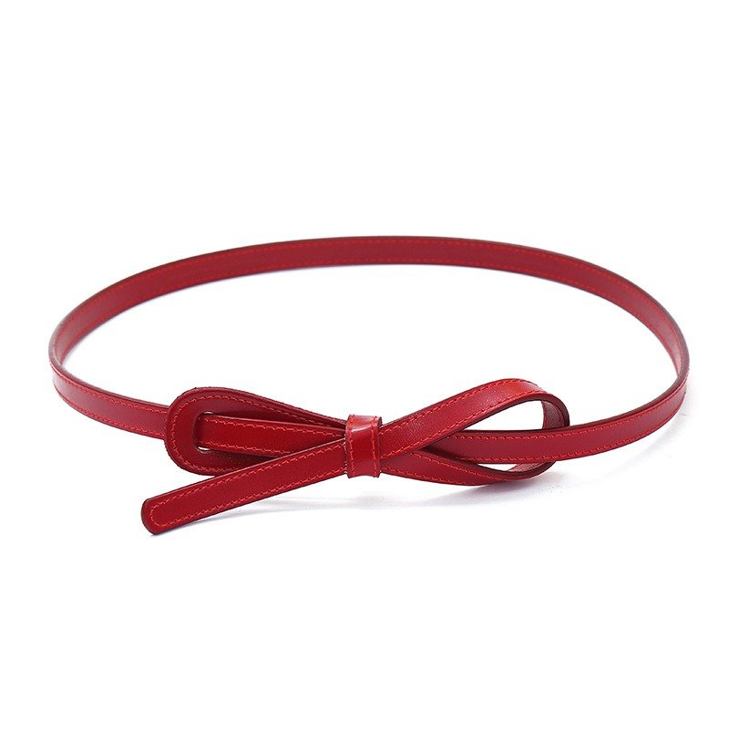 Fine Leather Belt with Knot