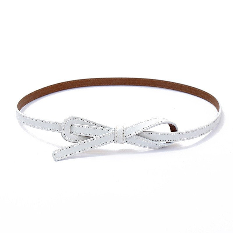 Fine Leather Belt with Knot