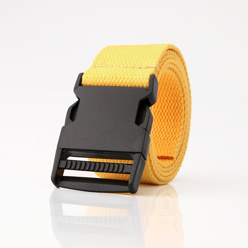 Leisure Sports No Metal Plastic Buckle Belt Outdoor Military Training Belt