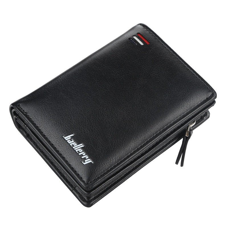 Men's Multi-Card Zipper Wallet