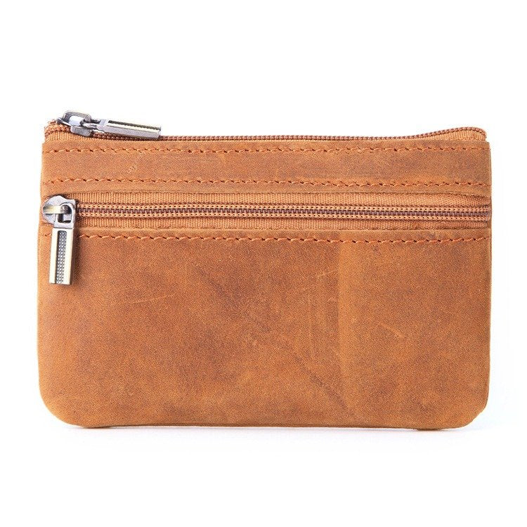 Leather Wallet With Zipper