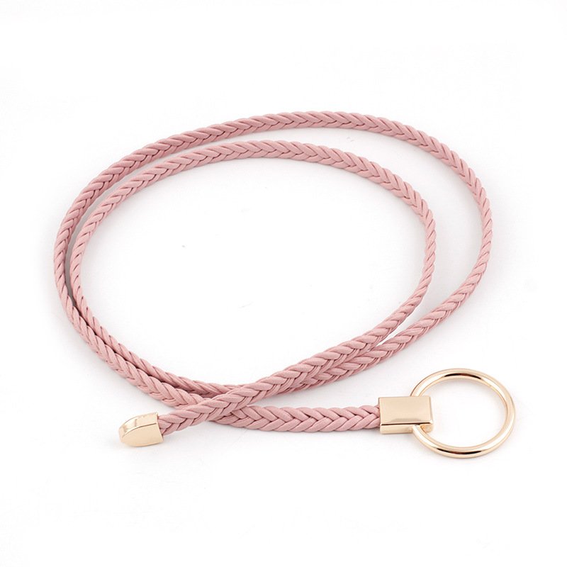 Ladies Woven Thin Belt