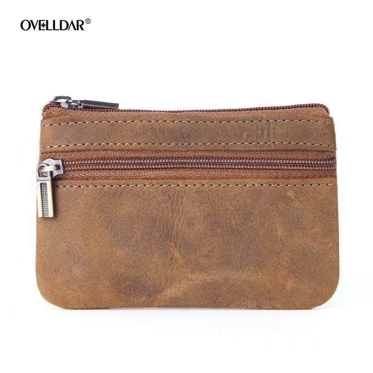 Leather Wallet With Zipper