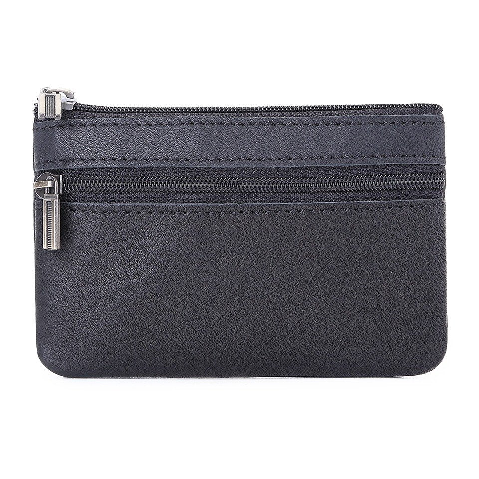 Leather Wallet With Zipper