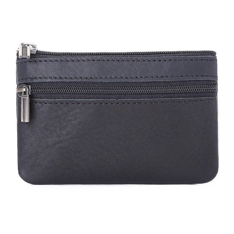 Leather Wallet With Zipper