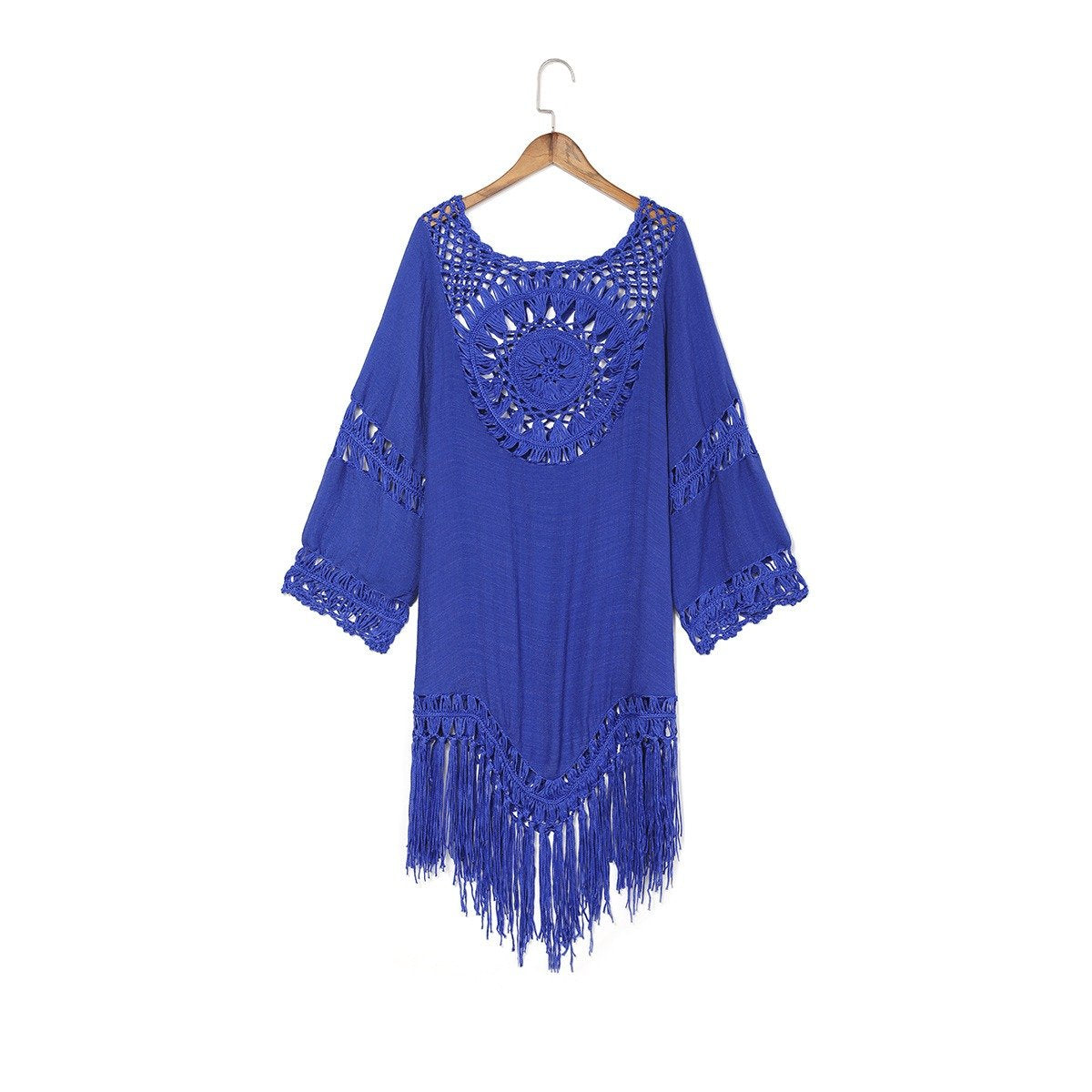 Beach Robe With Loose Tassels