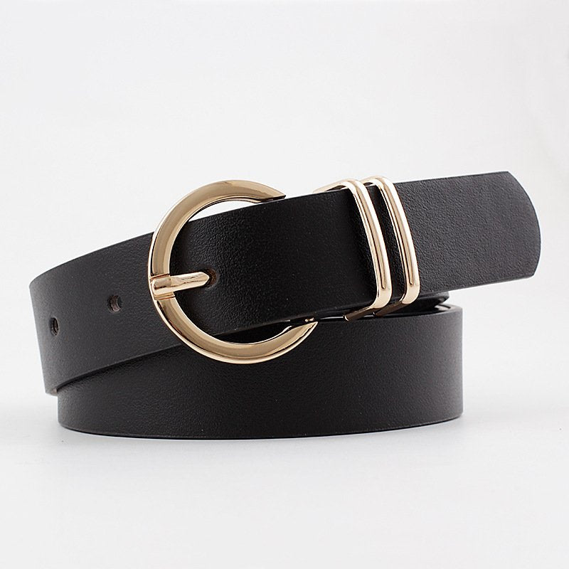 Belt High End Sense Of Fashion Pin Buckle Simple Waistband