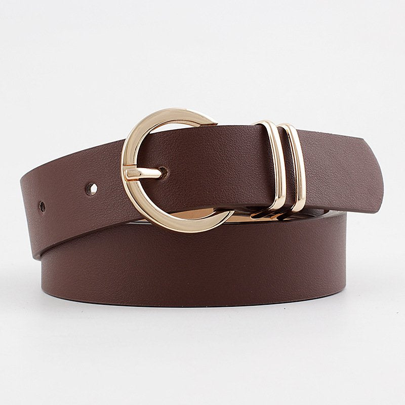 Belt High End Sense Of Fashion Pin Buckle Simple Waistband