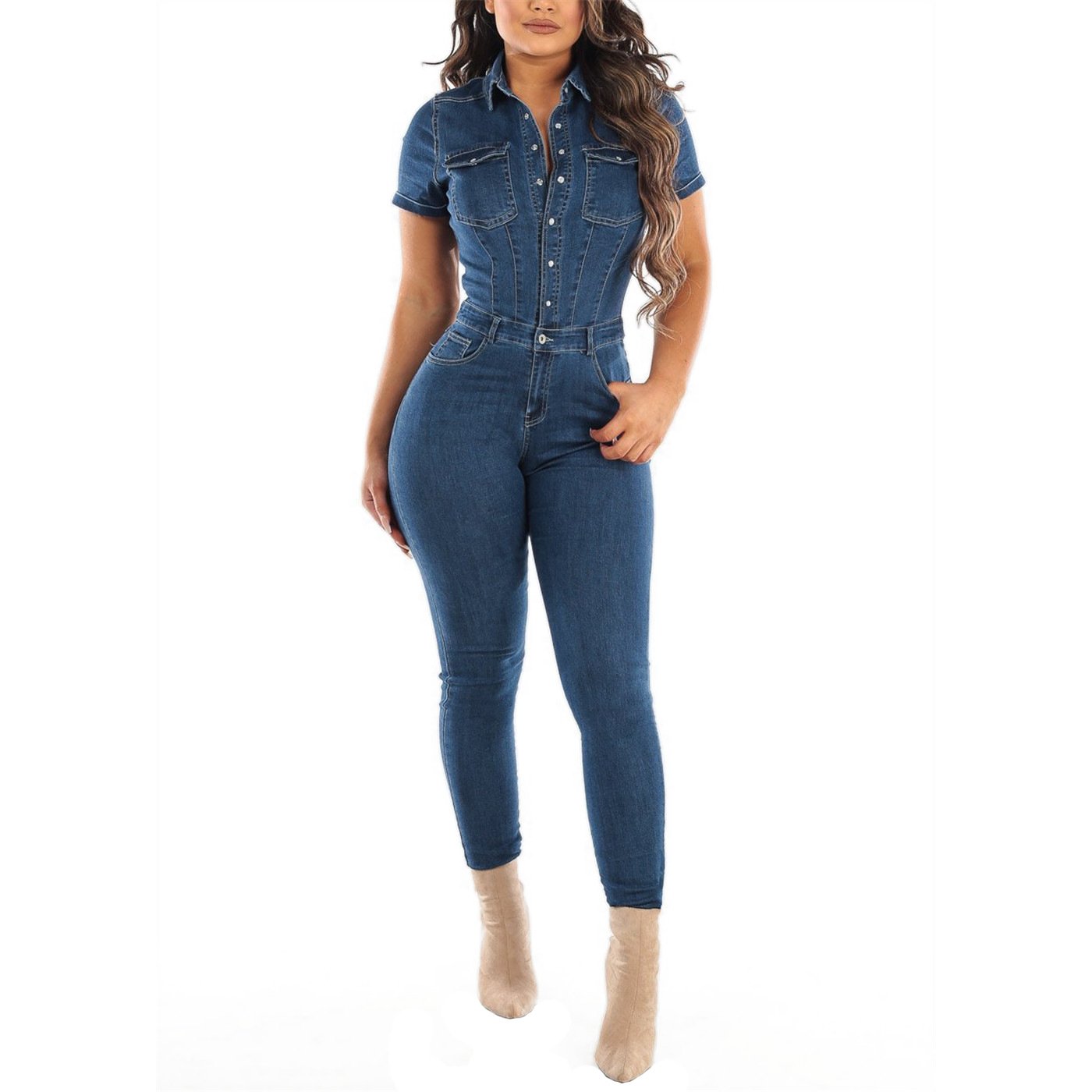 Denim Jumpsuits