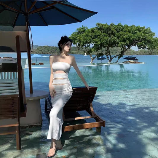 Olivia Strapless Maxi Dress