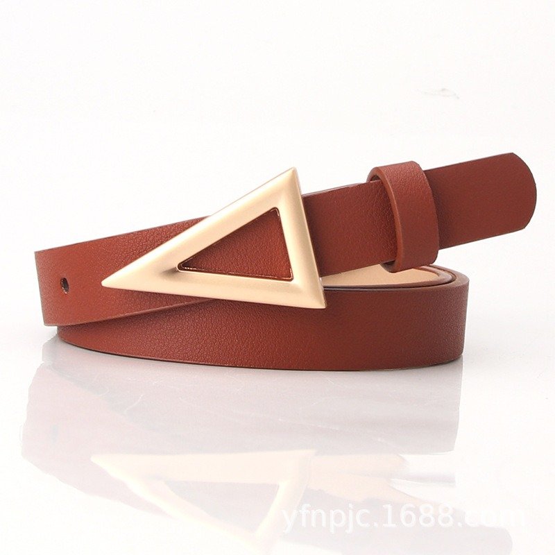 Belt With Triangle Buckle