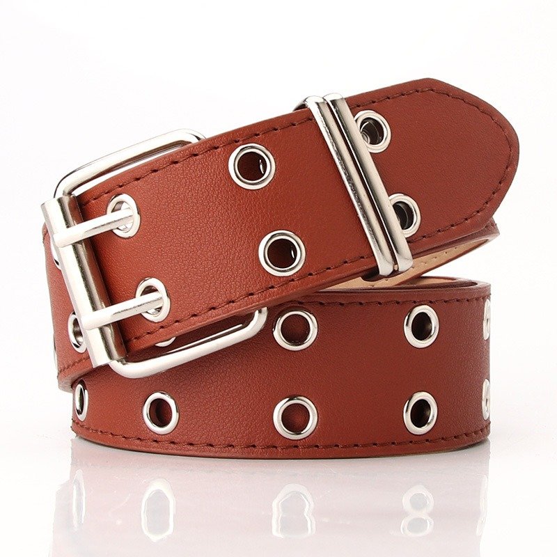 Wide Belt Multiple Holes Double Pin