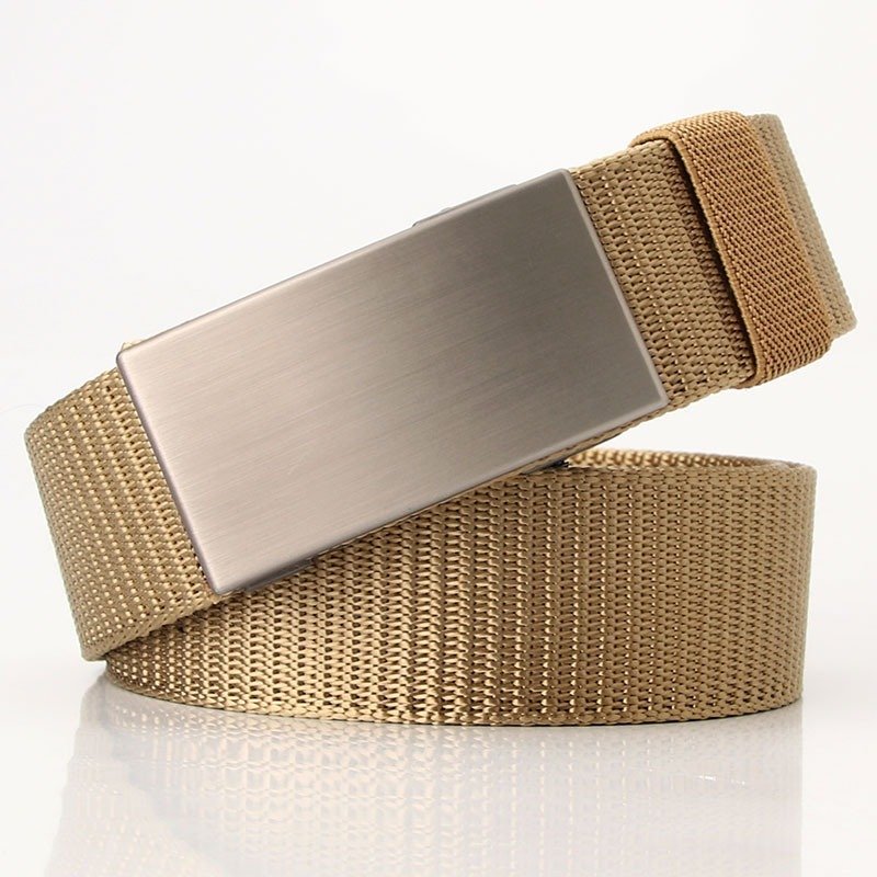 Casual Canvas Belt Automatic Buckle