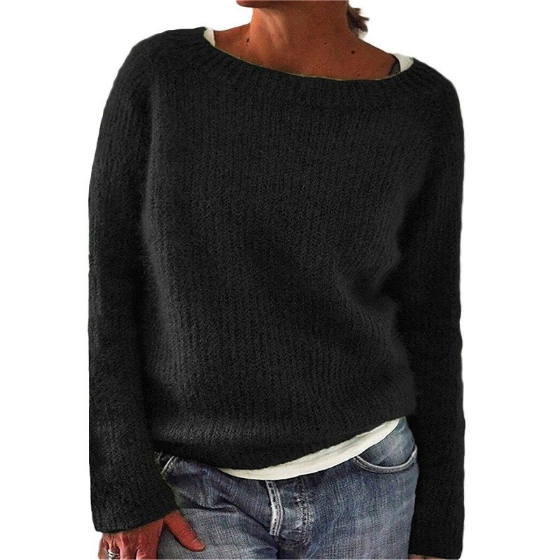 Basic Boat Neck Sweater