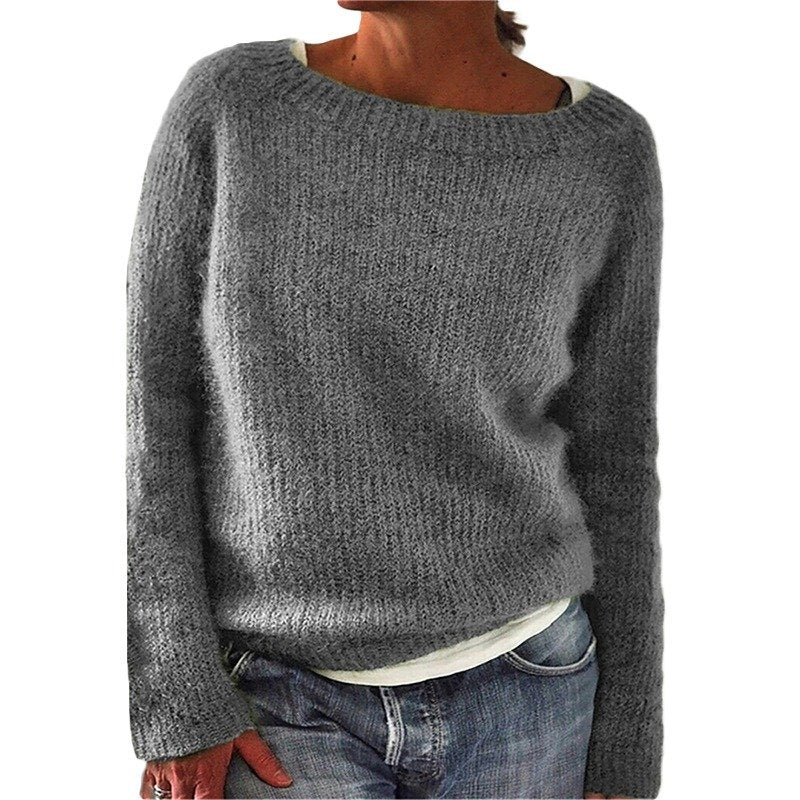 Basic Boat Neck Sweater