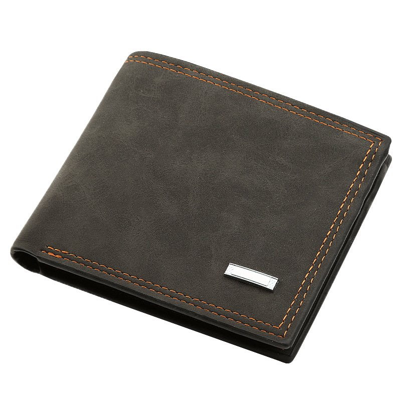 Men's Wallet Multifunctional Fashion Short Wallet En Leather