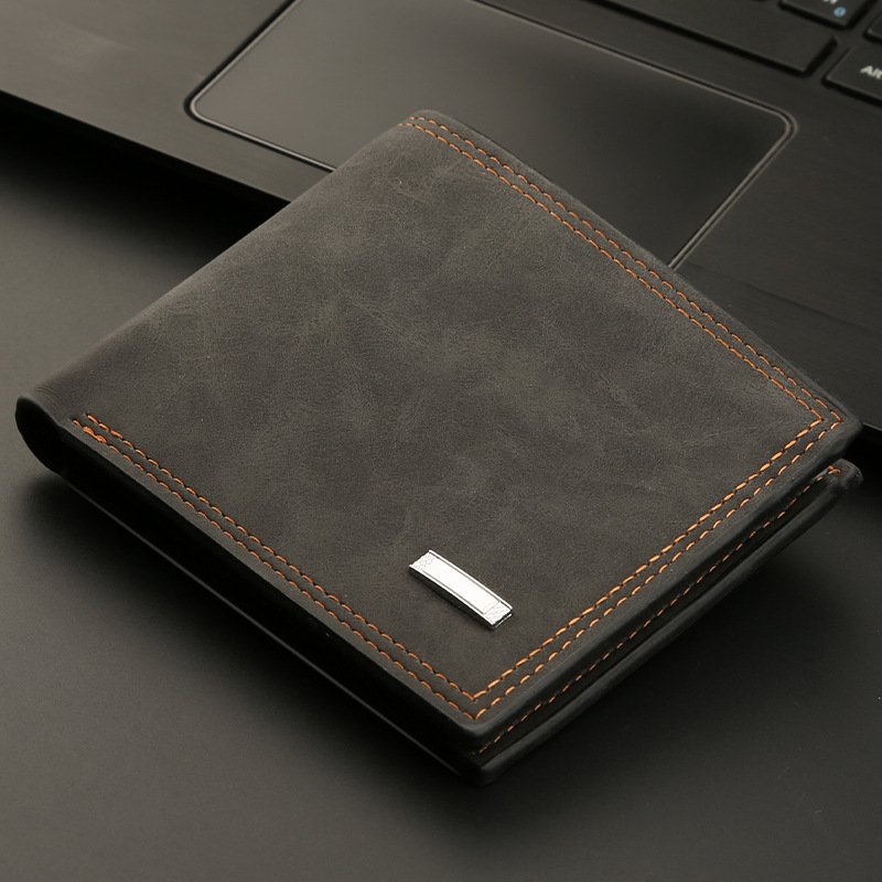 Men's Wallet Multifunctional Fashion Short Wallet En Leather