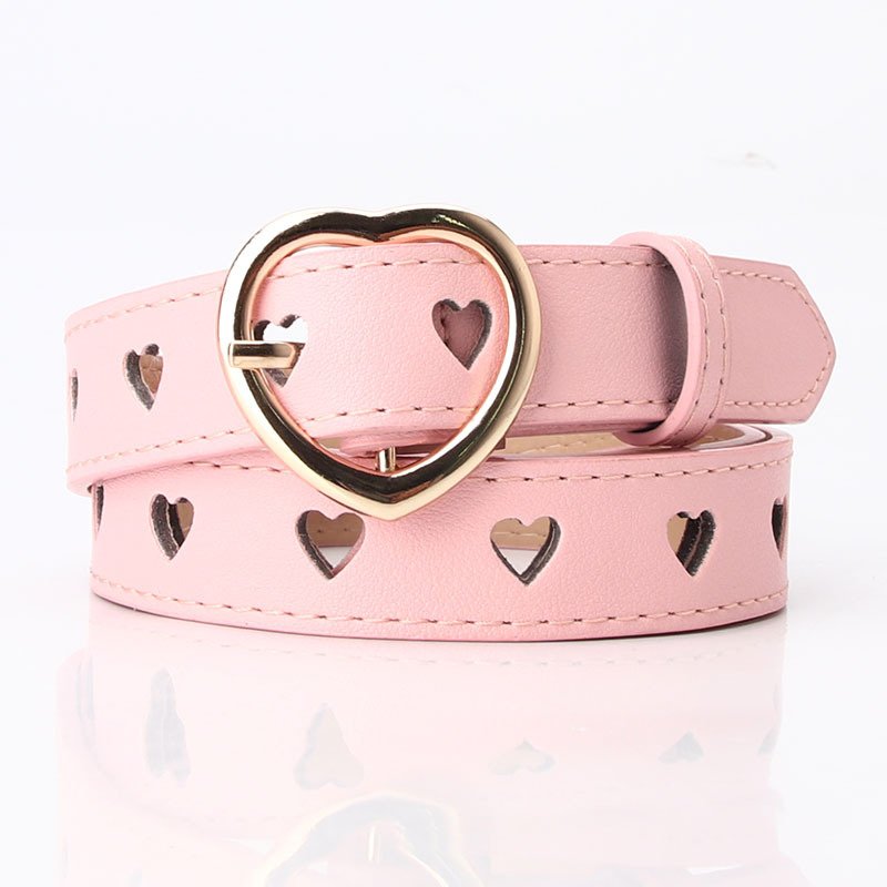 Belt With Heart Buckle