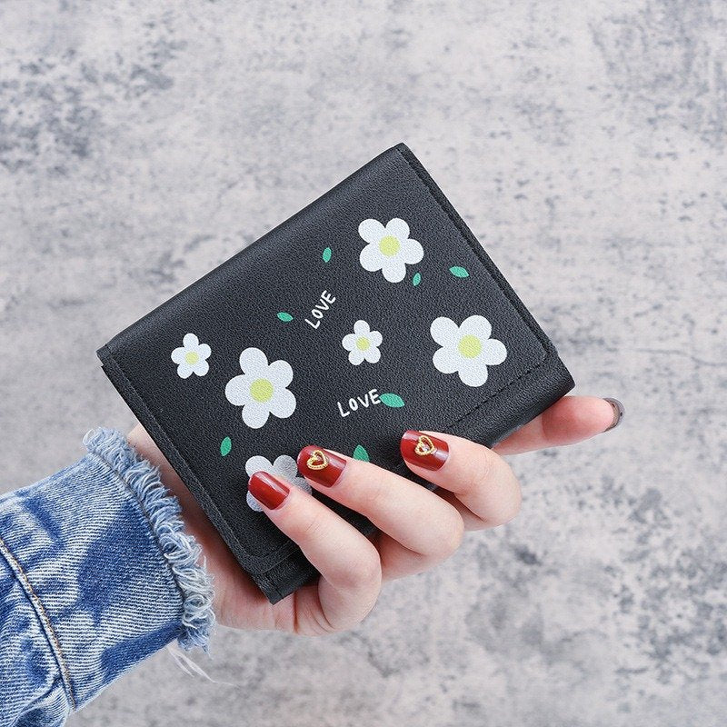 Small Wallet With Flowers