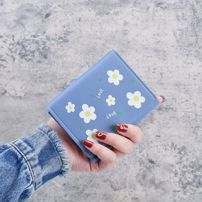 Small Wallet With Flowers