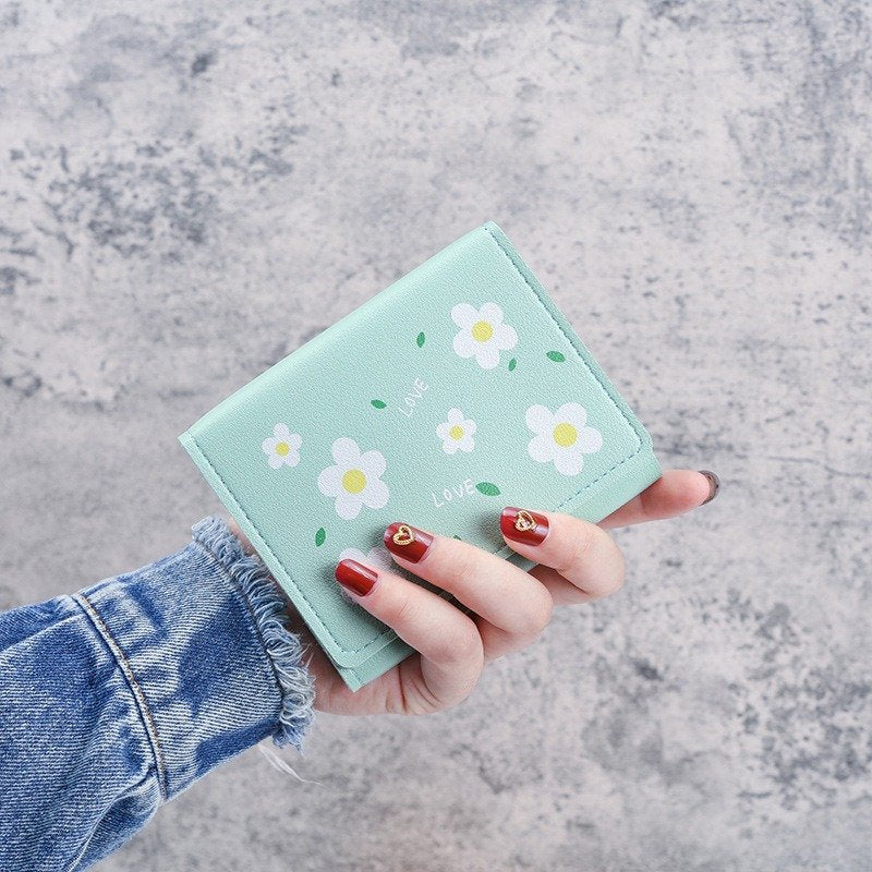 Small Wallet With Flowers