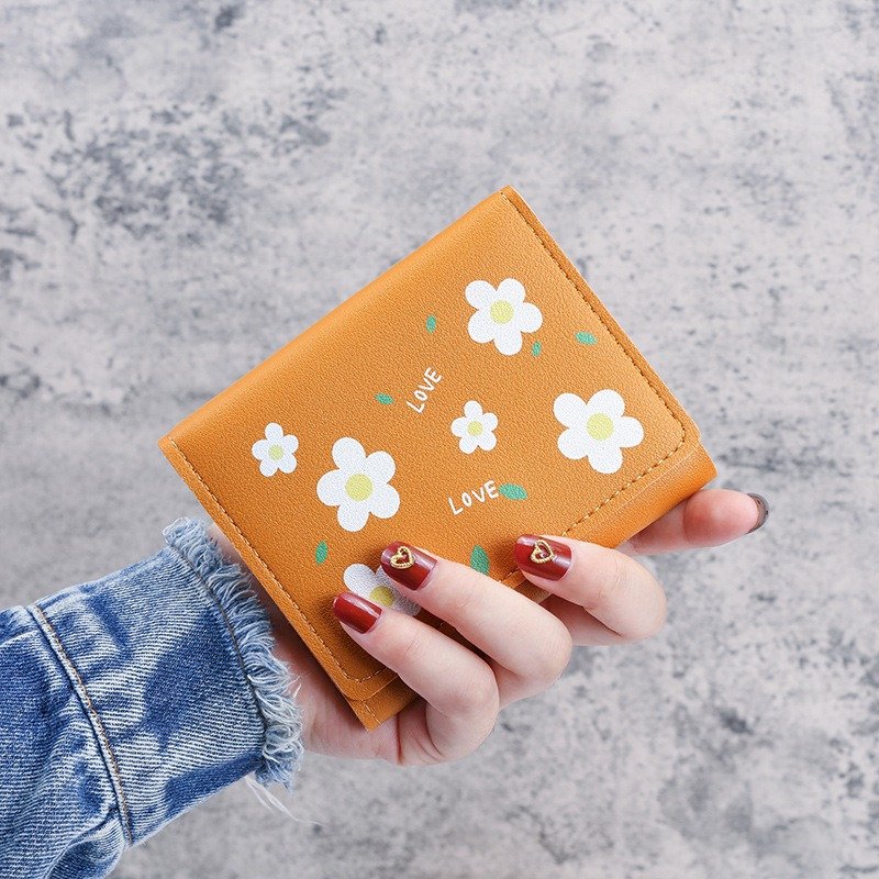 Small Wallet With Flowers