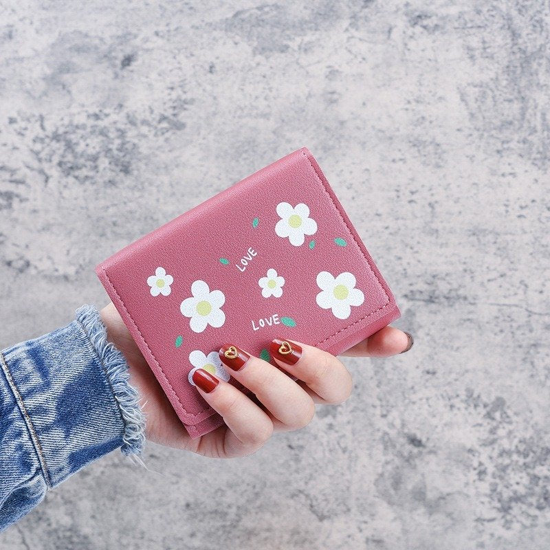 Small Wallet With Flowers