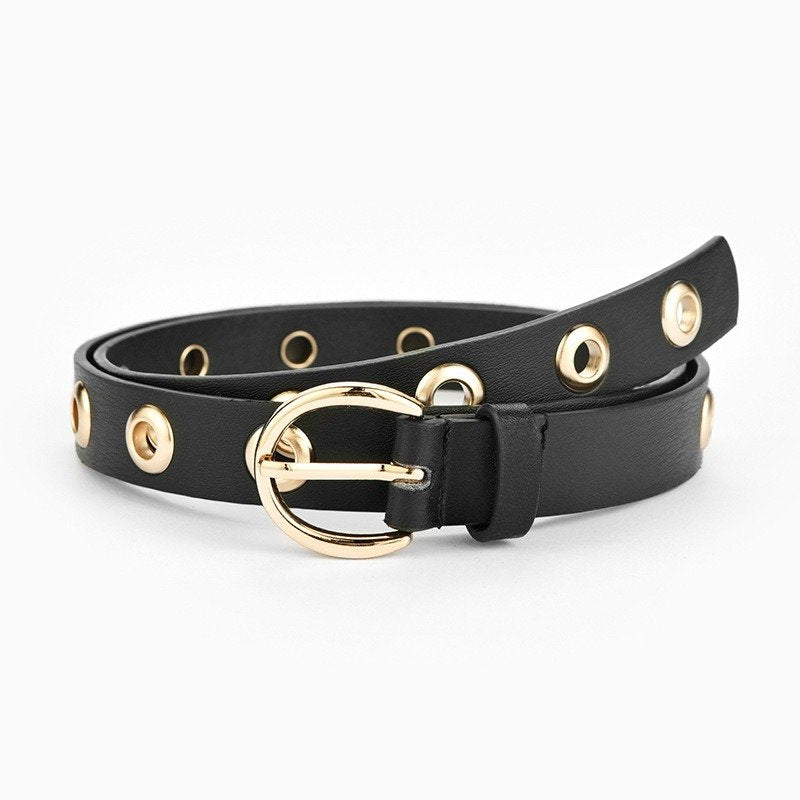 Thin Belt With Holes Casual