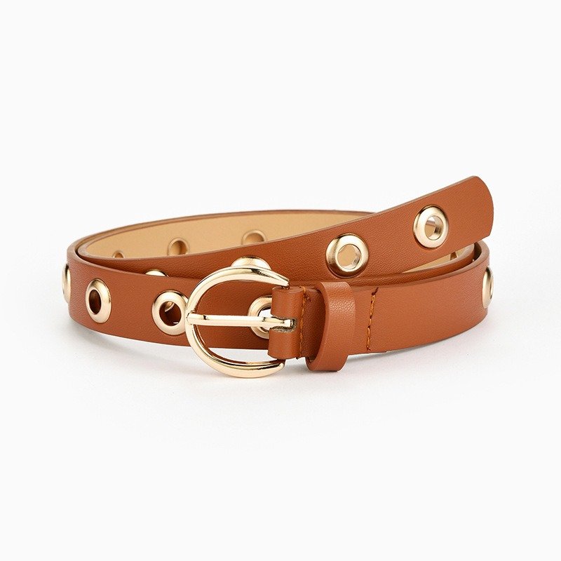 Thin Belt With Holes Casual