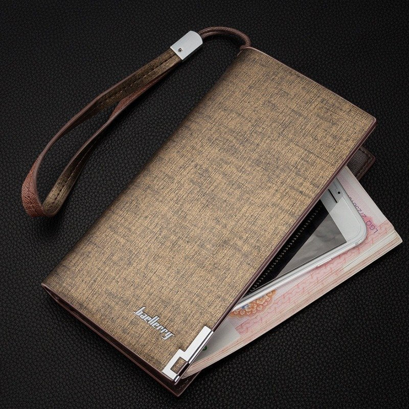 Long Multifunction Wallet With Zipper