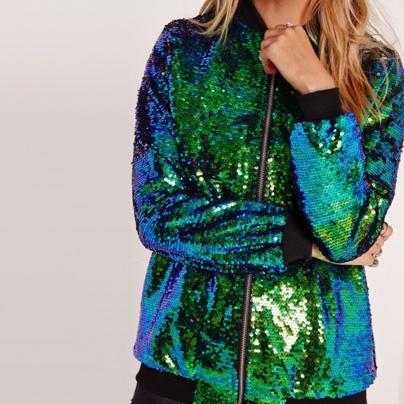 Multicolor Sequin Jacket