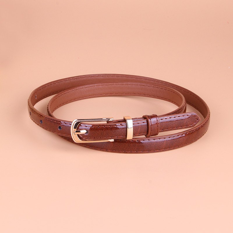 Ladies Fashion Small Pu Leather Belt