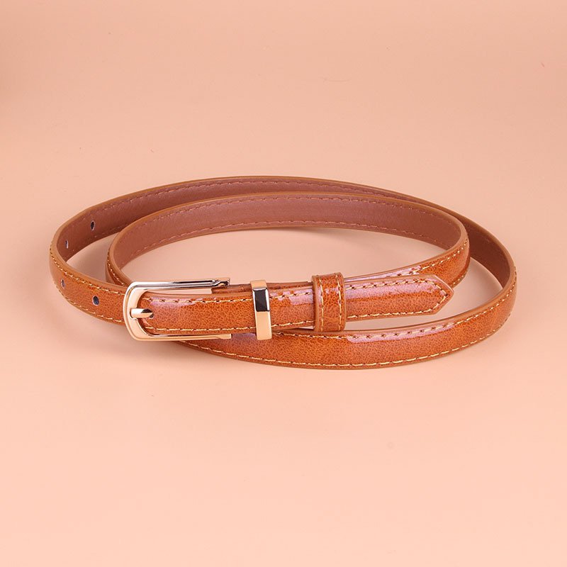 Ladies Fashion Small Pu Leather Belt