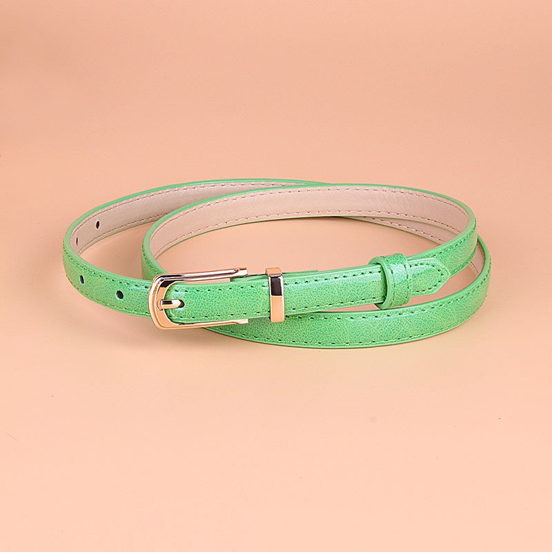 Ladies Fashion Small Pu Leather Belt