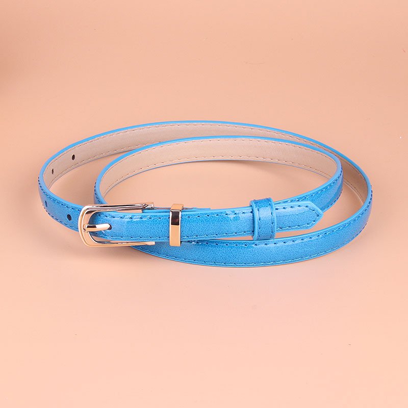 Ladies Fashion Small Pu Leather Belt