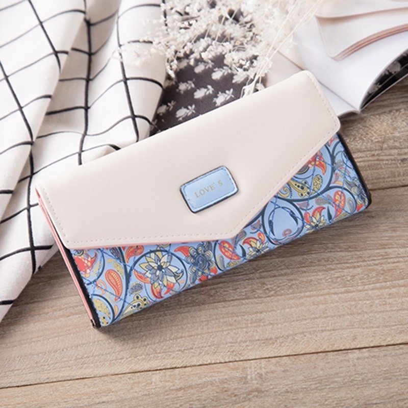 Long Flowered Wallet