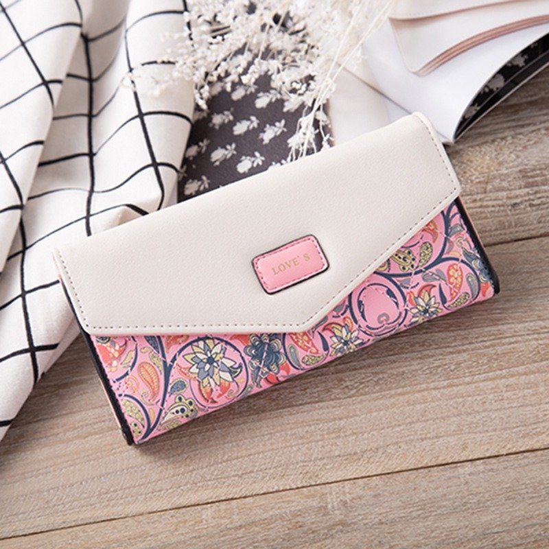 Long Flowered Wallet