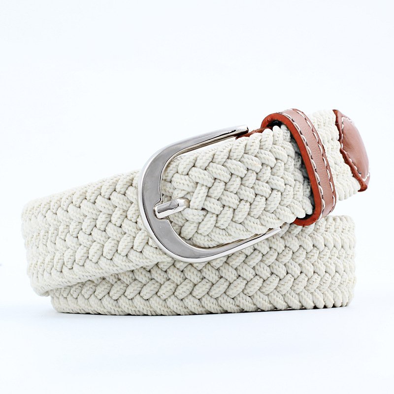 Canvas Elastic Belt Woven