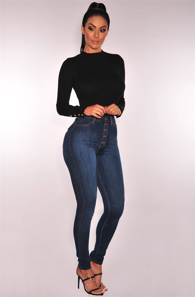 High Waist Skinny Jeans