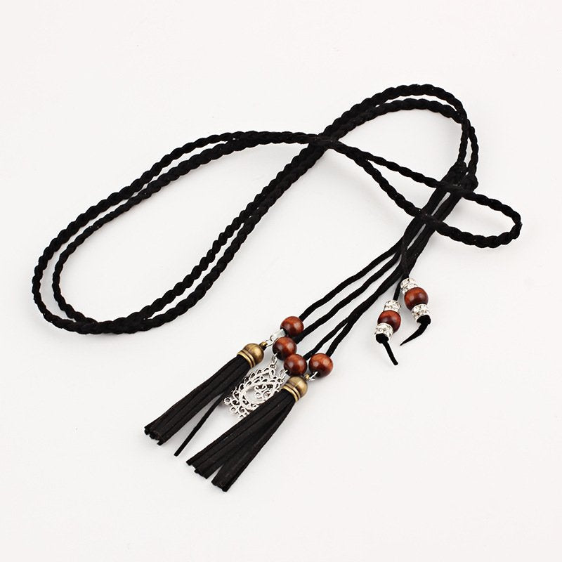 Pure Hand Woven Tail Chatelaine Fashion Tie In Locket