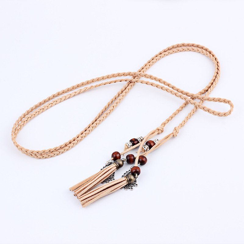 Pure Hand Woven Tail Chatelaine Fashion Tie In Locket