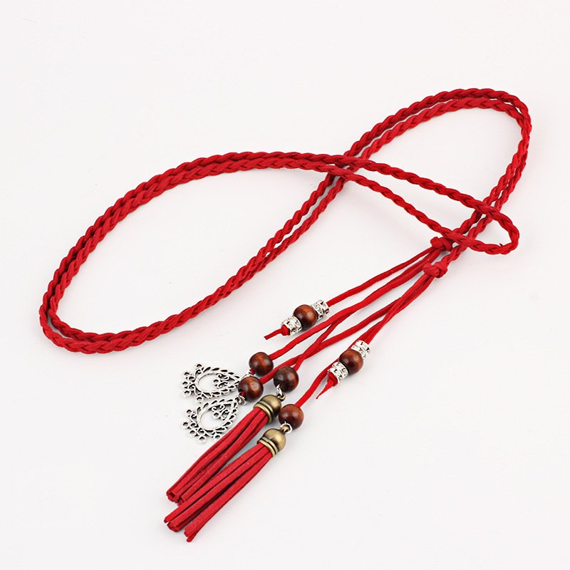 Pure Hand Woven Tail Chatelaine Fashion Tie In Locket